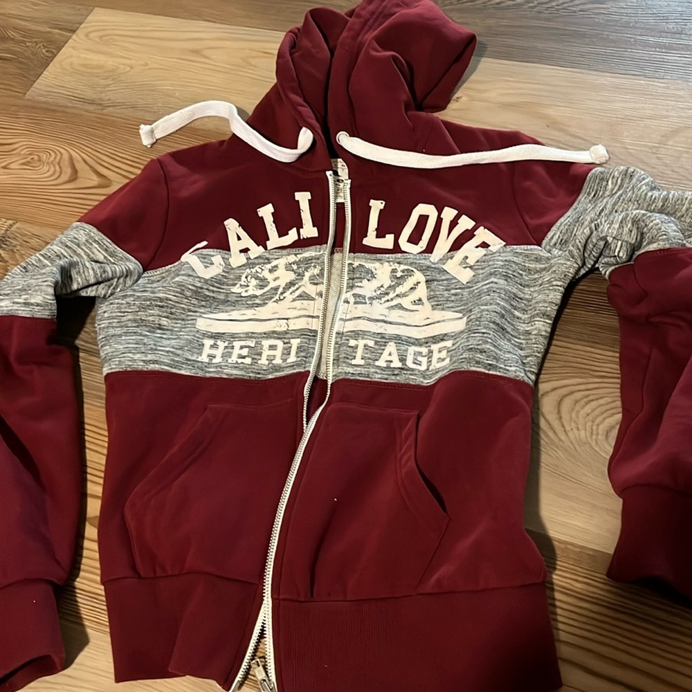 Reflex Cali love heritage zip up hoodie